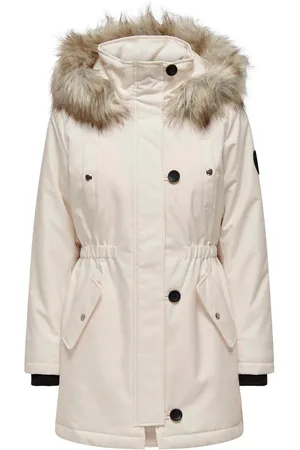 ONLY Jas Onliris Fur Winter Parka Cc 2023 Ot 15304625 Eggnog Dames