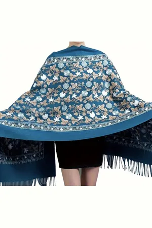 N3 Collecties Elegante geborduurde sjaal