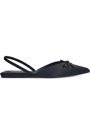 Sacha Dames - Zwarte slingbacks met strikje