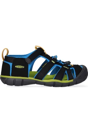 Keen Seacamp II Younger Kids Sandalen Black/Brilliant Blue