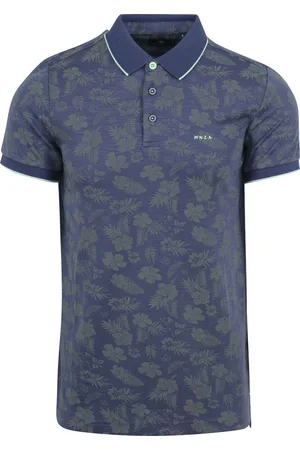 NZA NZA - Polo met bladprint