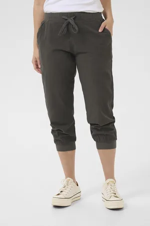 Kaffe Broek Naya Capri 10502803 190205 Black Oyster Dames