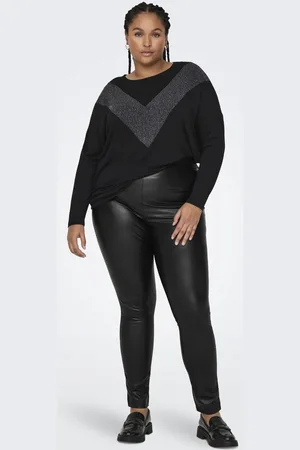 ONLY CARJESSIE FAUX LEATHER LEGGING OTW NOOS - Dames - Broeken