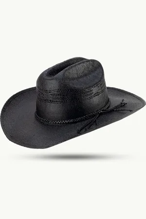 Scippis Western Hoed Gunlock 100% Paperstraw, zomerhoed maat L