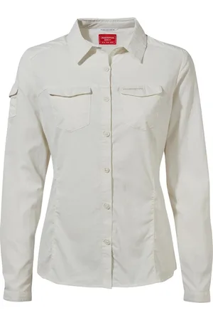 Craghoppers Blouse voor dames - Longsleeve - Adventure II - - maat L (42)