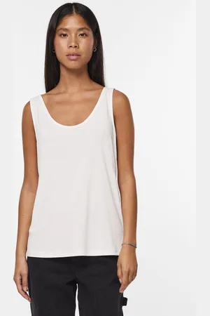Pieces® Top Pckamala Tank Top Noos Bc 17100687 Bright White Dames