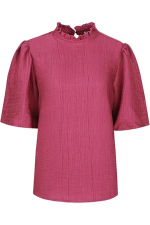 Fluresk T-shirt Geneva Top 25vqf23 808 Purple Orchid Dames