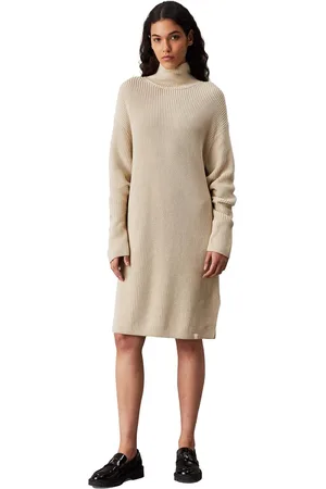Calvin Klein Ck Jeans Dikke Losse Sweaterjurk - Streetwear - Vrouwen