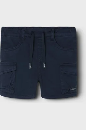 NAME IT Mini jongens Cargo short BEN Navy Blazer Baggy Fit