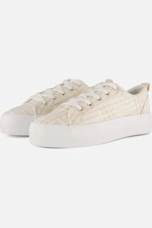 Supercracks Sneakers blauw Canvas - Dames