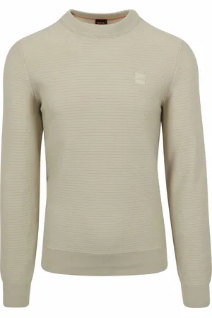 HUGO BOSS Trui Anion Greige