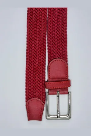 Merkloos Vlecht riem Gevlochten riem Elastiek riem - unisex - geschikt voor zowel mannen als vrouwen