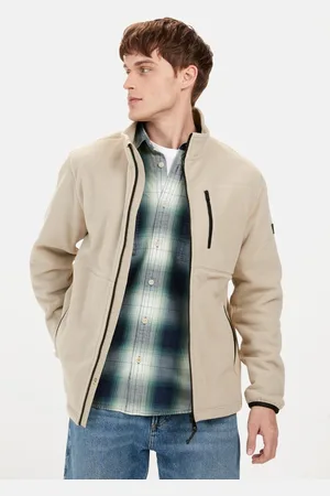 Camel Active Fleecejack met opstaande kraag