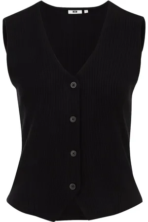 WE Fashion Dames gilet met structuur