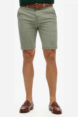 Superdry Broek Vintage International Short M7110397a Washed Sage Mannen