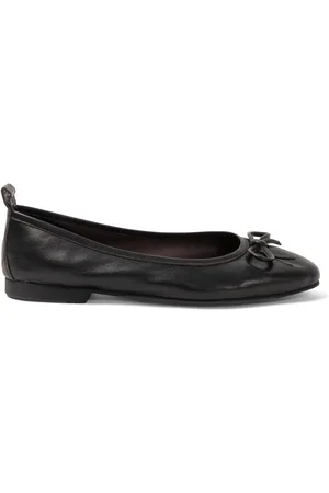 Lazamani Josefina Dames Ballerinas Leer Black