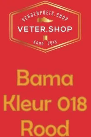 Bama G56 schoen creme voor glad leer - 50ml schoenpoets - 018 rood