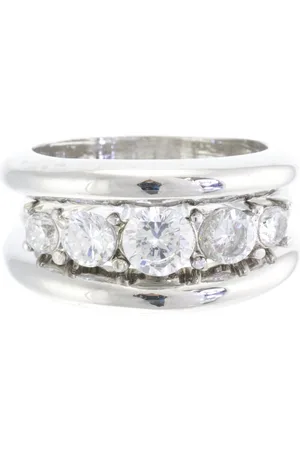 Behave Ring - Zilverkleurige Ringenset met Zirkonia Stenen – 3-delige Aanschuifringen – Tijdloos en Elegant
