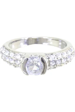 Behave Ring - Elegante damesring – Zilverkleurig – Met fonkelende kristallen – Tijdloos & Chic – Nikkelvrij – Gratis