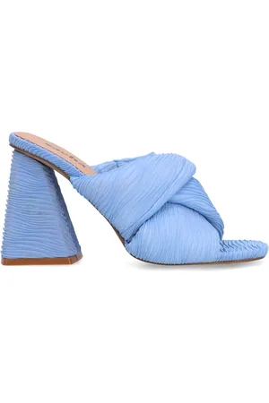 Sacha Dames - Blauwe muiltjes met hak