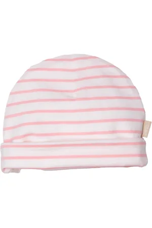 Bess Meisjes muts Striped Pinstripe Pink
