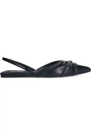 Sacha Dames - Zwarte slingbacks met gespen