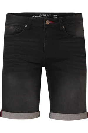 Petrol Industries Heren Summer Denim Shorts - Zwart