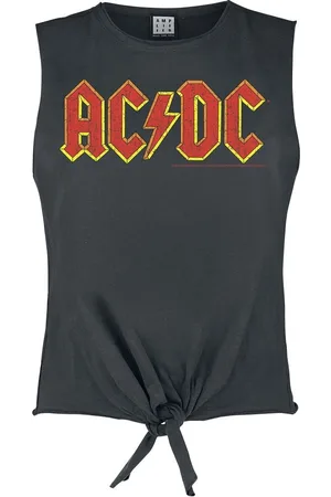 AC/DC Amplified Collection - Logo Top actraciet S Katoen Dames - Band merch, Bands, versterkt
