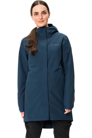 Vaude Cyclist Padded II Dames Jas Dark Sea 44