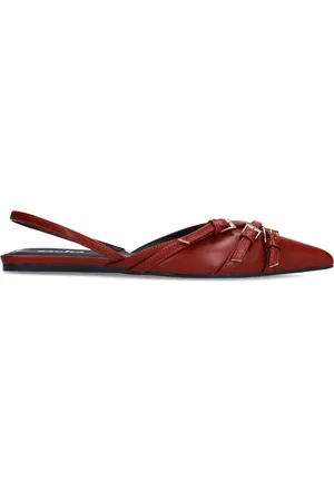 Sacha Dames - Rode slingbacks met gespen