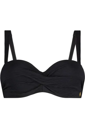 Ten Cate Twisted Bikini Top Black Stripe - maat 38B