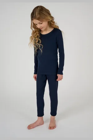 Damart Lang ondergoed Thermolactyl, fleece ribboorden - Kinderen - - 14 JAAR