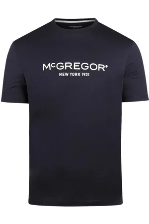 McGregor T-shirt Essential Logo T Shirt Mm251 1101 01 2100 Navy Mannen