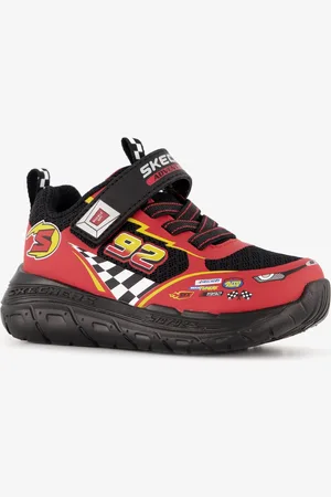 Skechers Skech Tracks Jongens Sneakers - Zwart/Rood