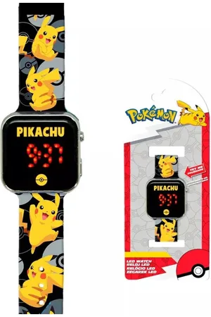 Accutime Pokemon Pikachu Digitale LED Horloge Kinderen - Perfect Als Kerstcadeau - 18x7,5x3 cm