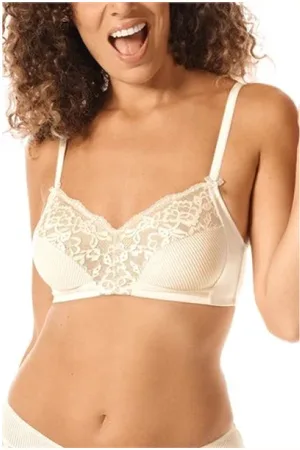 Amoena Kyra SB Prothese Bh zonder Beugel Off White - maat EU 75B / FR 90B