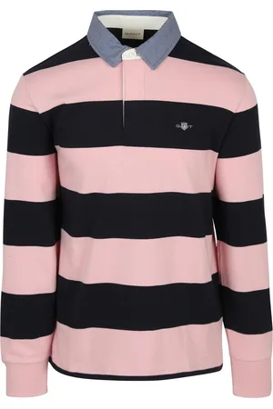 GANT Heavy Rugger Shield Polo Streep Navy
