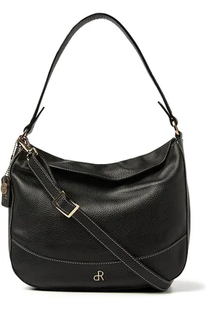 dR Amsterdam Schoudertas | Schoudertas dames | Crossbody tas dames | Handtassen dames | Leren schoudertas | Mint - 1103778 Black