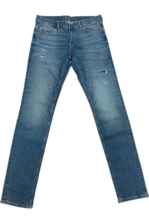 Cast Iron RISER SLIM SOF- Mannen - Wit/Blauw