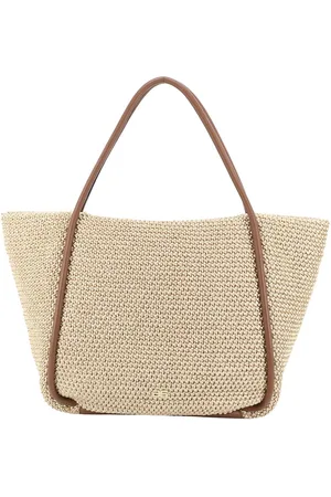 Abro+ Schoudertas Maglia Raffia Shopper Willow Beige