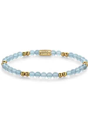 Rebel & Rose Rebel & and Rose - Armband - Blueky - 4mm - RR-40138-G Dames