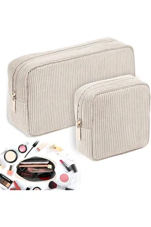 Merkloos Stijlvolle en Praktische Make-up Tas Set met Meerdere Vakken voor Reizen en Dagelijks Gebruik