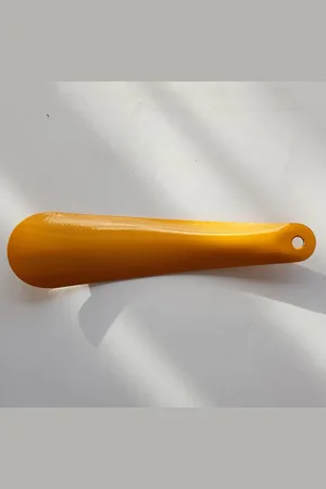 Merkloos Schoen lepel, metaal, 16.5cm - gelakt - schoentrekker