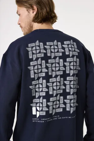 Garcia Heren Sweater Blauw Long mouw