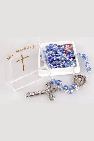 Van Santen Fashion Charm Jewelry Rozenkrans parels crystal met boekje (6180)