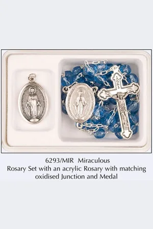 Van Santen Fashion Charm Jewelry Rozenkrans Miraculous met medaille (6293/mir)