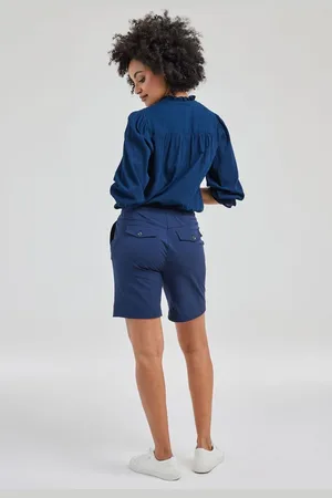DIDI Dames Travel bermuda Sprint Dark blue maat 34