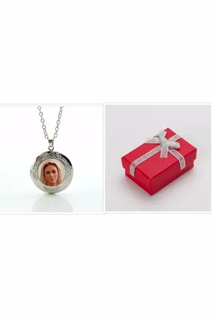 Van Santen Fashion Charm Jewelry Ketting met hanger Maria Medjugorje inkl. (medaillon)