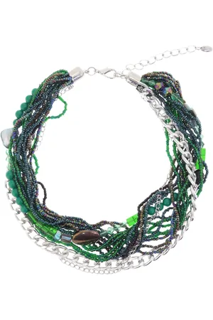 Behave Statement Ketting – Multistreng – Bohemian Look – Nikkelvrij – Inclusief Geschenkzakje
