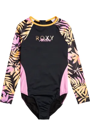 Roxy Zwempak voor meisjes - Active Joy - Lange mouw - - maat 116-122cm
